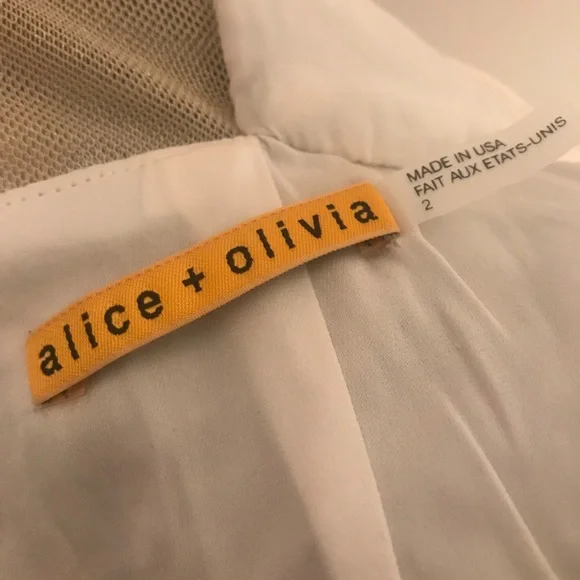 Alice + Olivia Gold Mini Dress - Picture 8 of 8